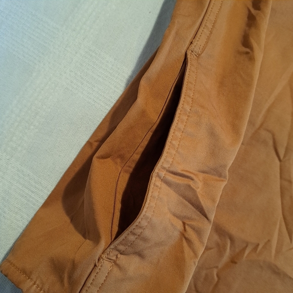 Lands' End men's size XXL or 50-52 Golden Pecan color, flannel lined, New - Picture 3 of 7